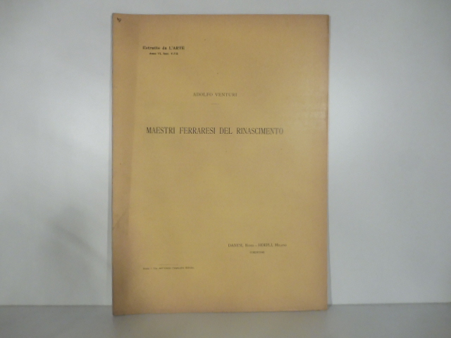 Maestri ferraresi del Rinascimento
